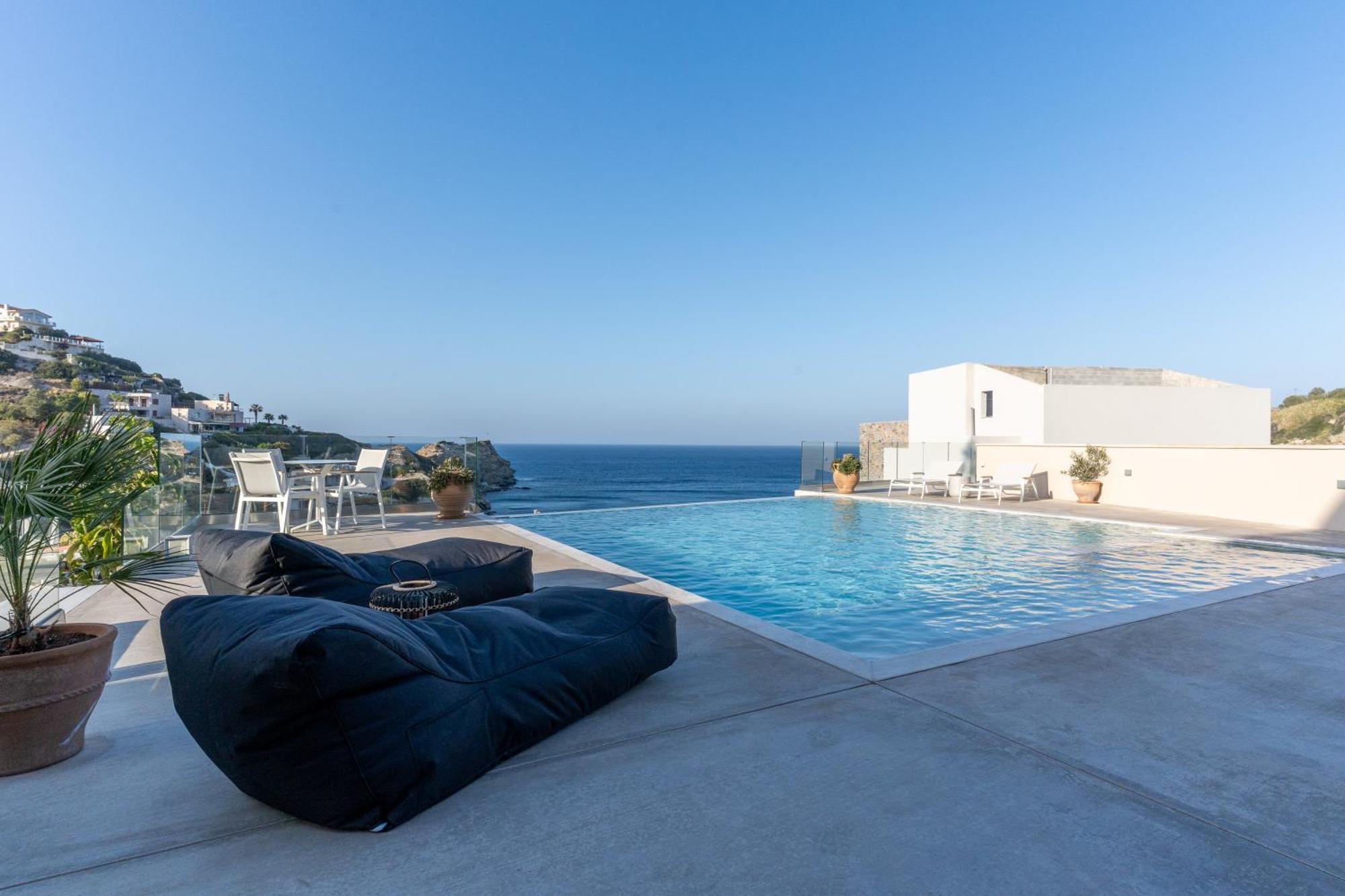 Amazing View Villa Aliki With Infinity Pool & Spa Ligaria  Dış mekan fotoğraf