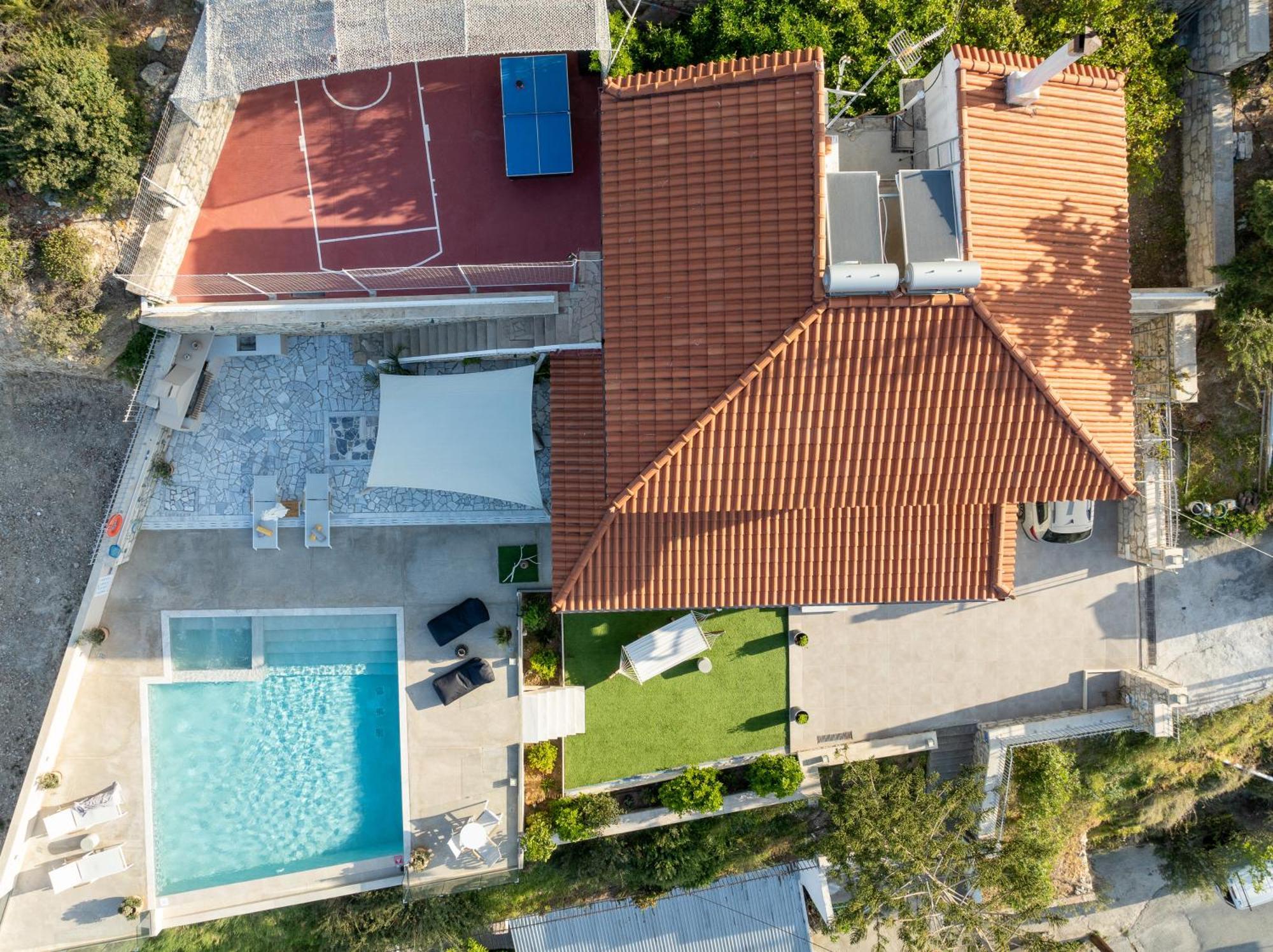 Amazing View Villa Aliki With Infinity Pool & Spa Ligaria  Dış mekan fotoğraf