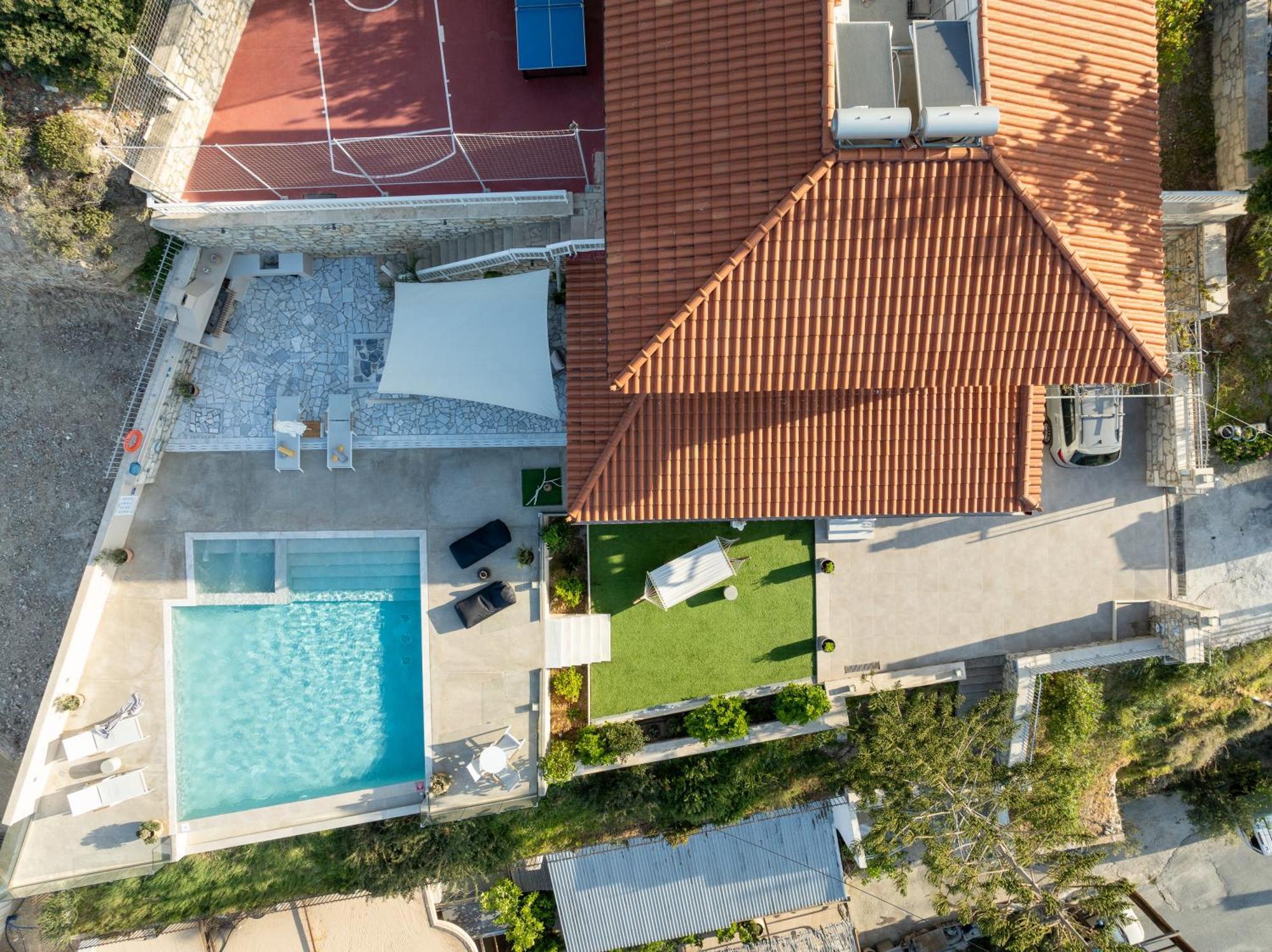 Amazing View Villa Aliki With Infinity Pool & Spa Ligaria  Dış mekan fotoğraf