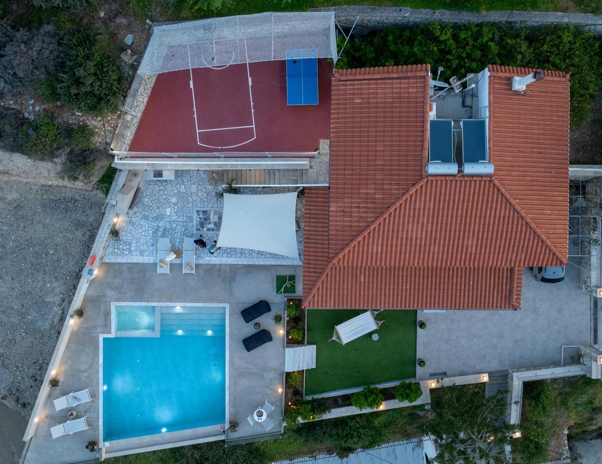 Amazing View Villa Aliki With Infinity Pool & Spa Ligaria  Dış mekan fotoğraf